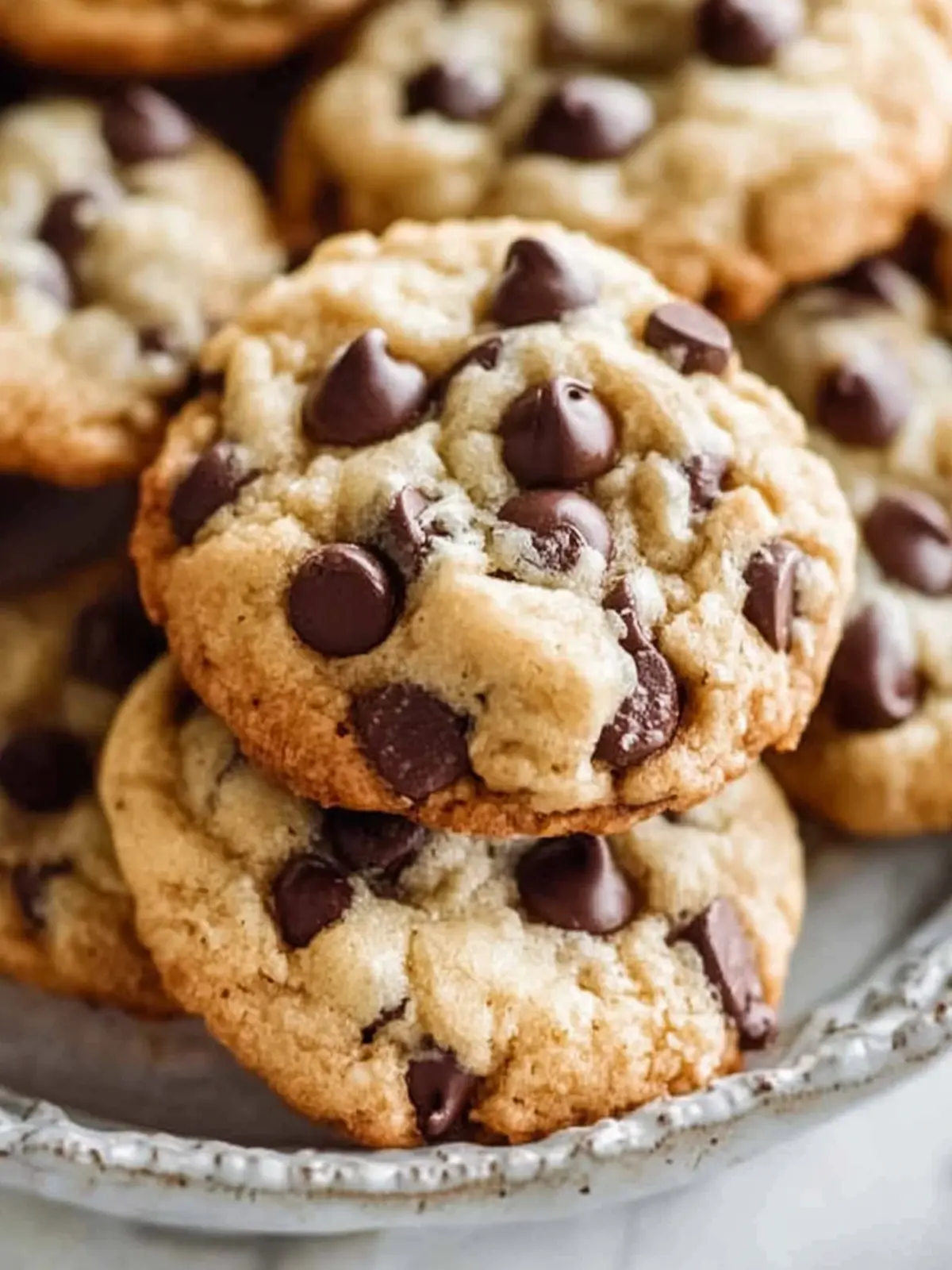 Thick & Fluffy Chocolate Chip Cookies