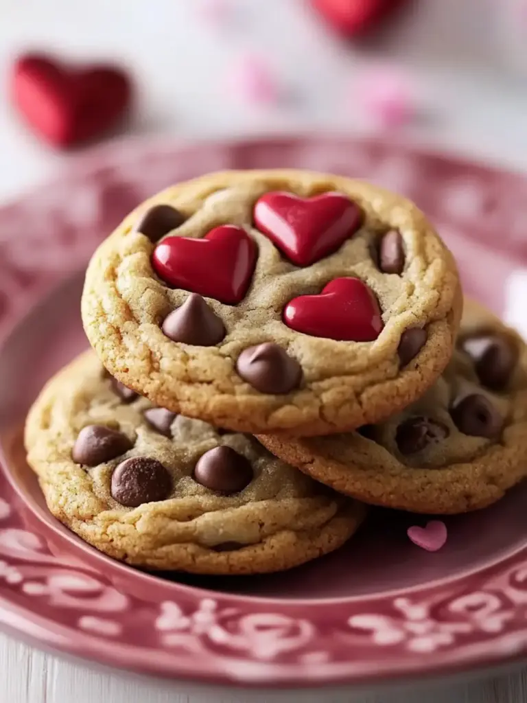 Valentine’s Day Chocolate Chip Cookies Recipe