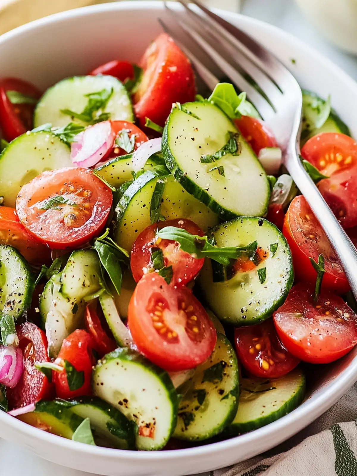 Cucumber Tomato Salad