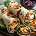 Sweet Chili Halloumi Wraps