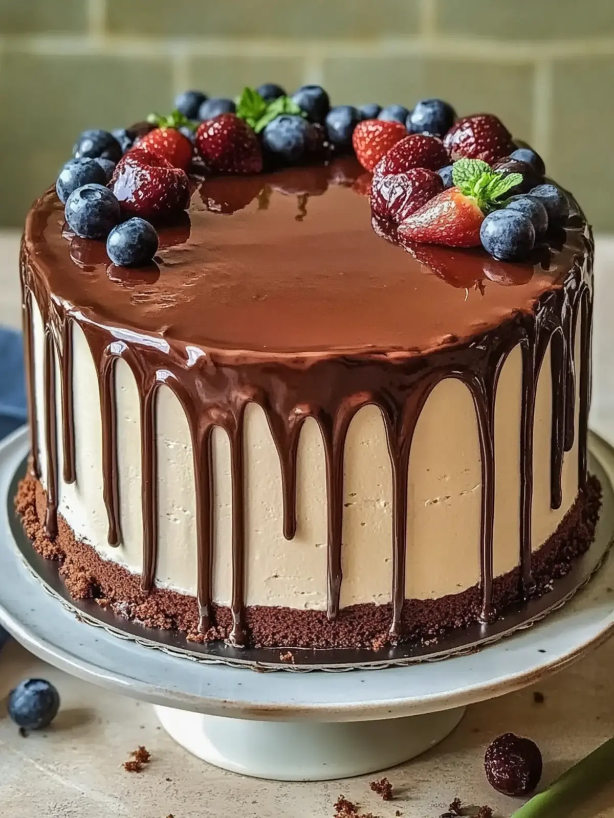 Decadent Chocolate Drip Cake to Wow Your Guests 3 Chocolate drip cake