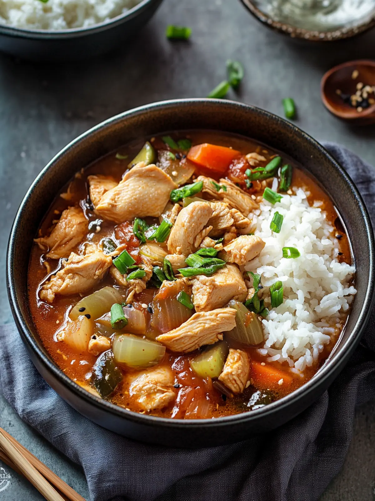 Slow Cooker Korean Chicken Stew