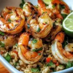 Thai Chili Lemongrass Grilled Shrimp with Sweet Basil & Lime Fried Rice: An Incredible Ultimate Recipe