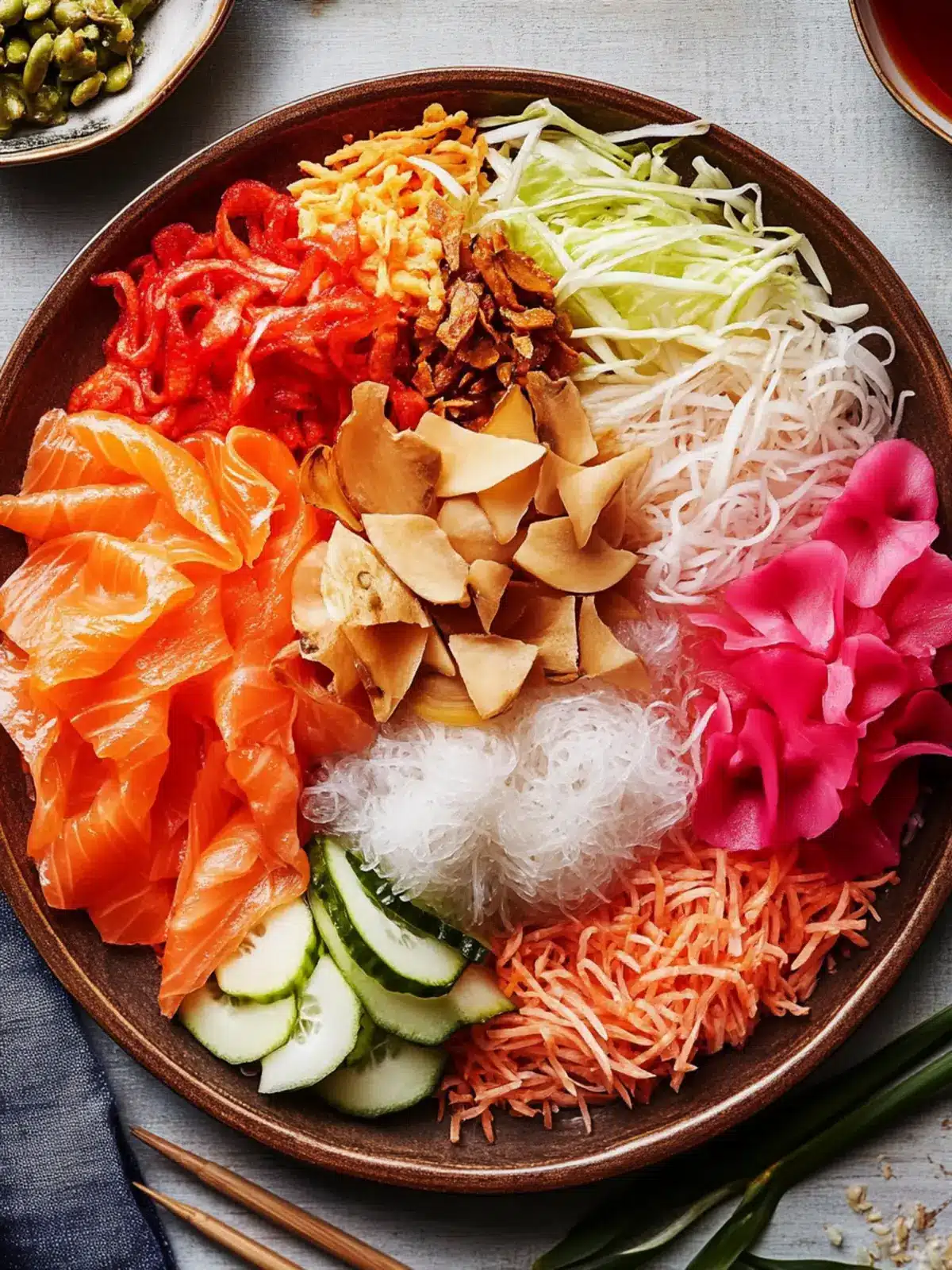Prosperity Salad (Yusheng) - Celebrate with Lucky Flavors 3 Prosperity Salad (Yusheng)- Lucky food for Chinese New Year