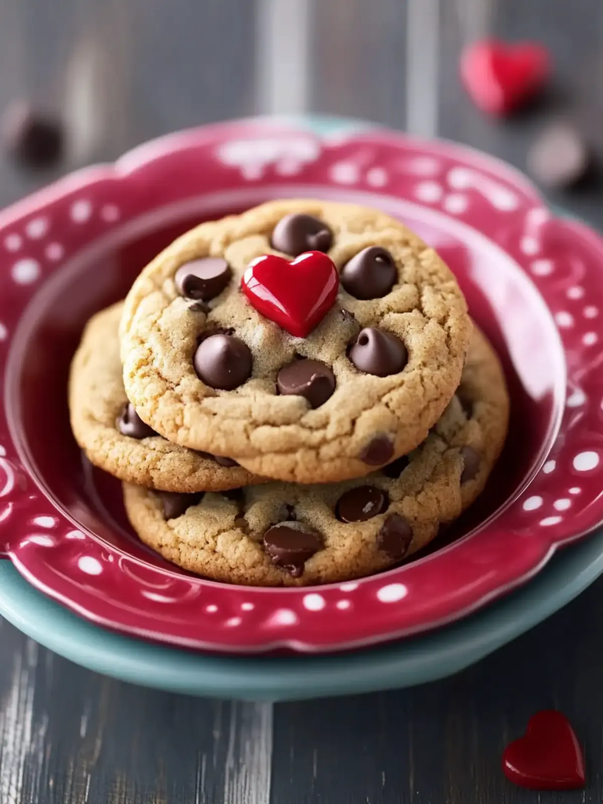 Valentine’s Day Chocolate Chip Cookies Recipe