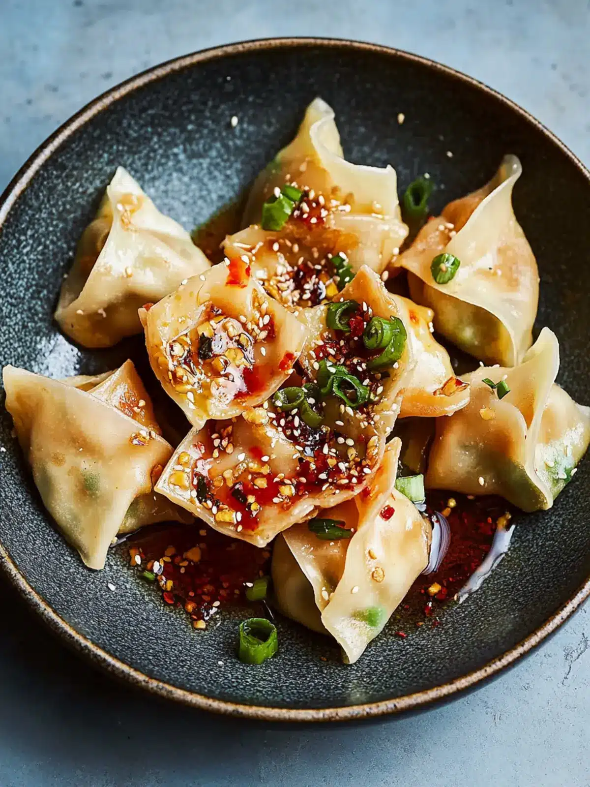 Homemade Chile Oil Wontons for Flavorful Celebrations 2 Chile Oil Wontons