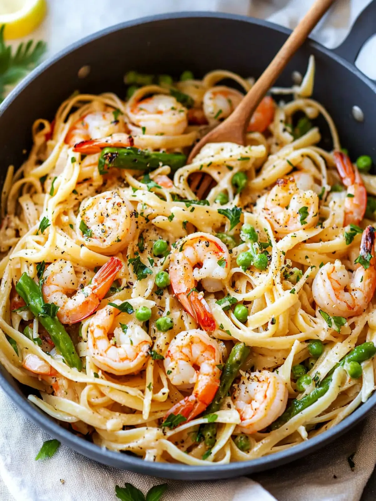 Garlic Shrimp Pasta