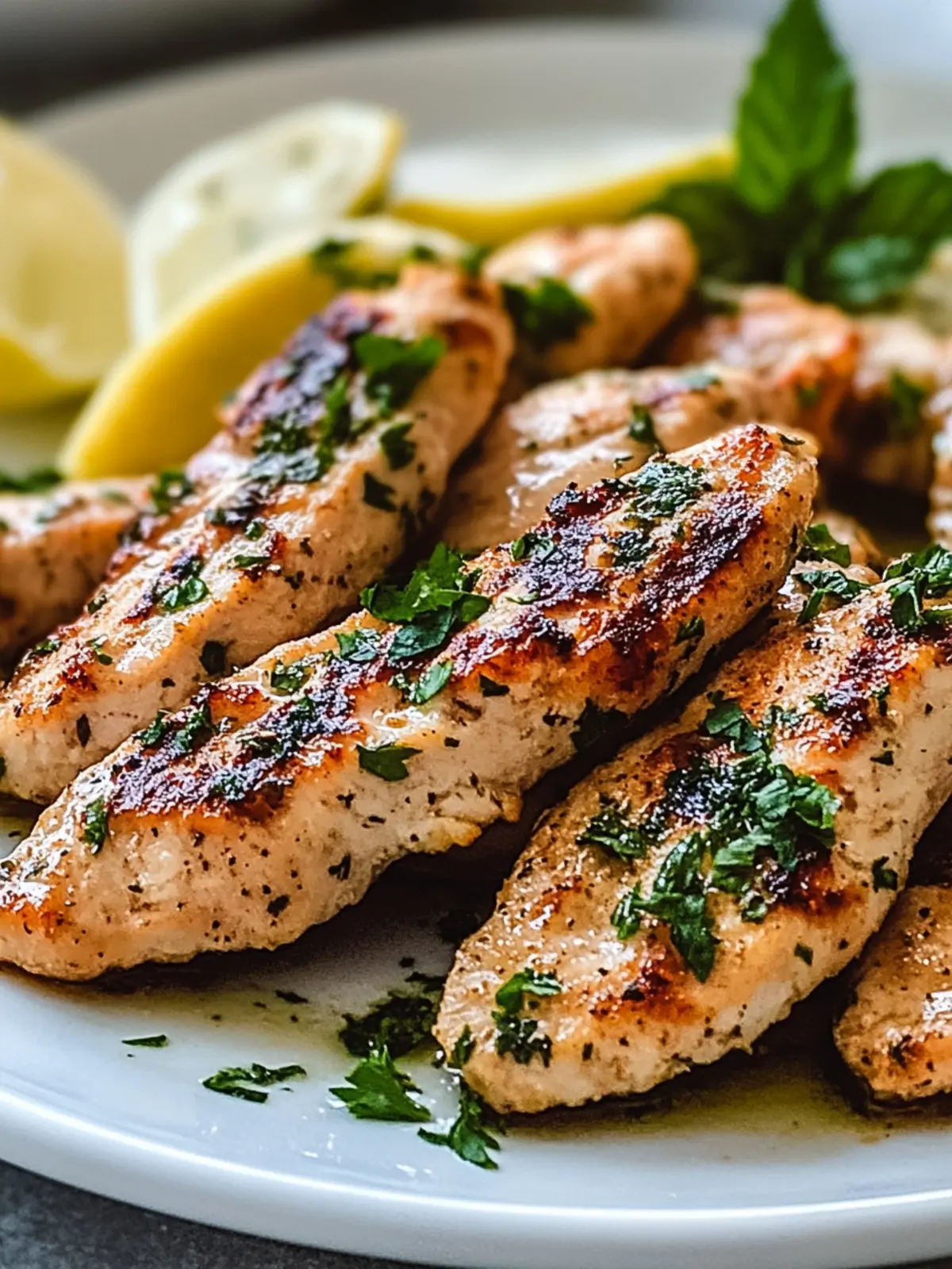 Delicious Greek Chicken Tenders with Zesty Lemon Flavor 2 Greek Chicken Tenders