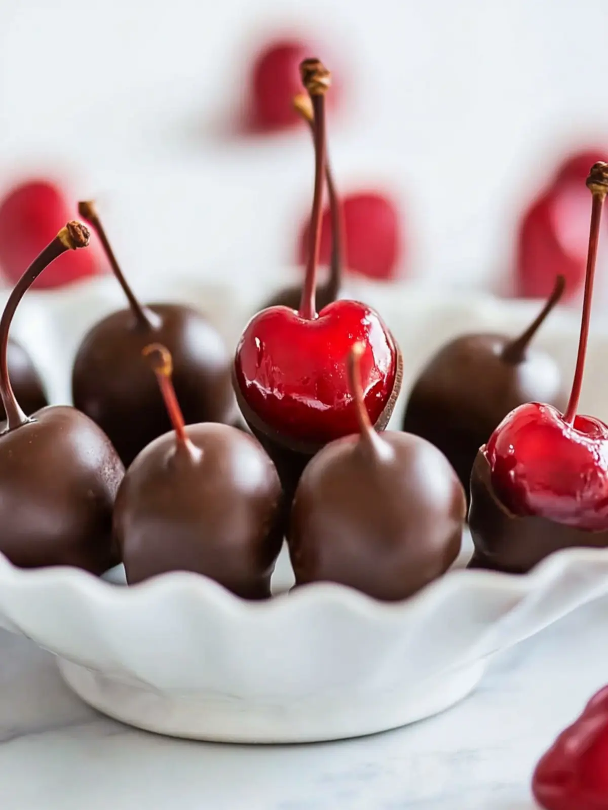 Delicious Chocolate Covered Cherries for Valentine's Day Snacks 4 Chocolate Covered Cherries-Valentine’s Day snacks