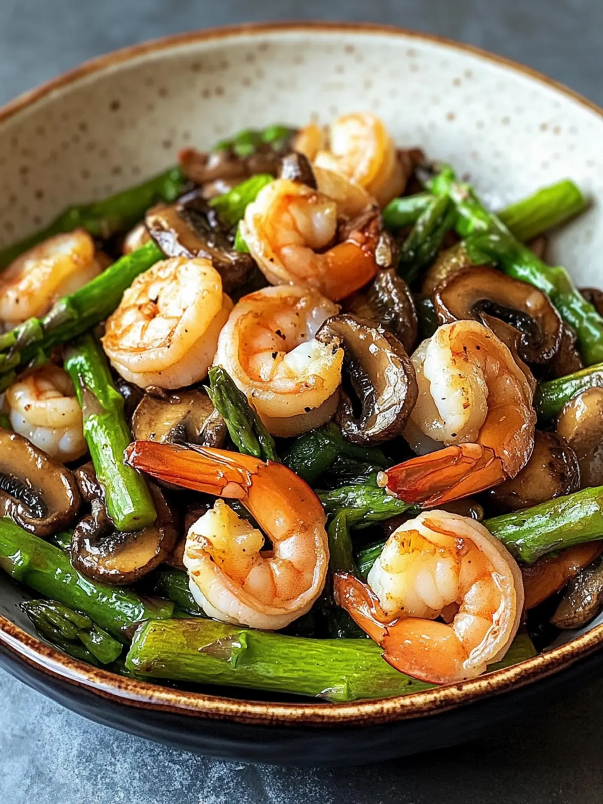 Shrimp and Asparagus Stir-Fry with Mushrooms: A Quick Recipe