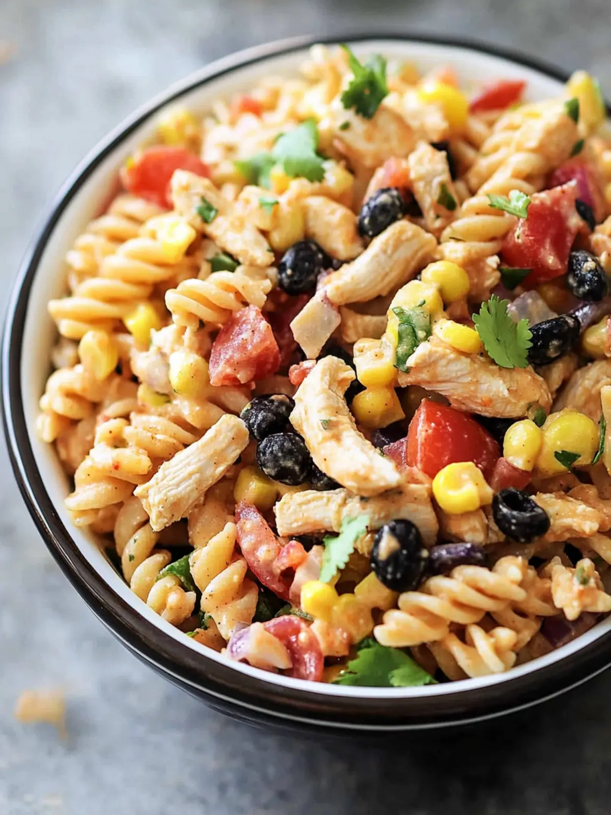 Southwest Chicken Pasta Salad