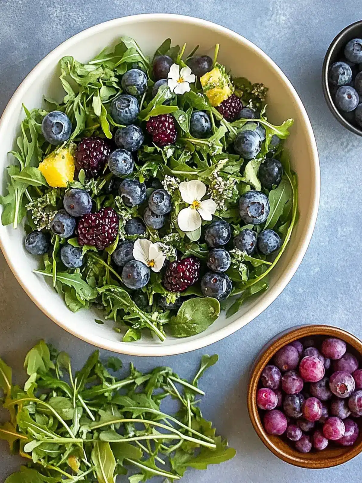 Blueberry Arugula Herb Salad: Freshness in Every Bite 3 Blueberry Arugula Herb Salad