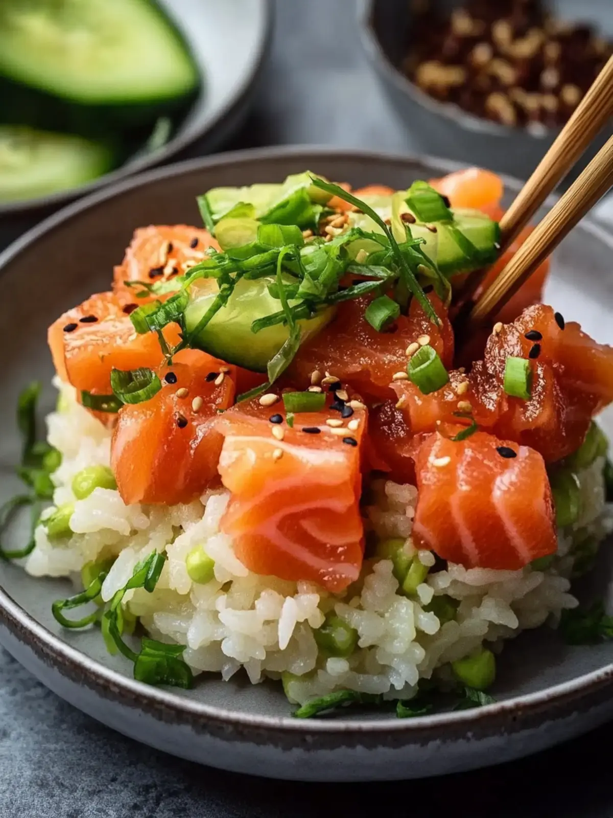Salmon Crispy Rice: Quick & Irresistibly Crunchy Delight 3 Salmon Crispy Rice