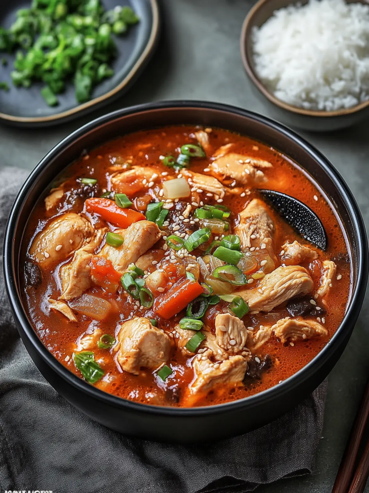 Slow Cooker Korean Chicken Stew