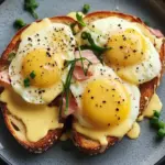 Savory Eggs Benedict Toast with Creamy Hollandaise Magic 6 Eggs Benedict Toast