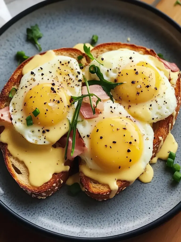 Eggs Benedict Toast