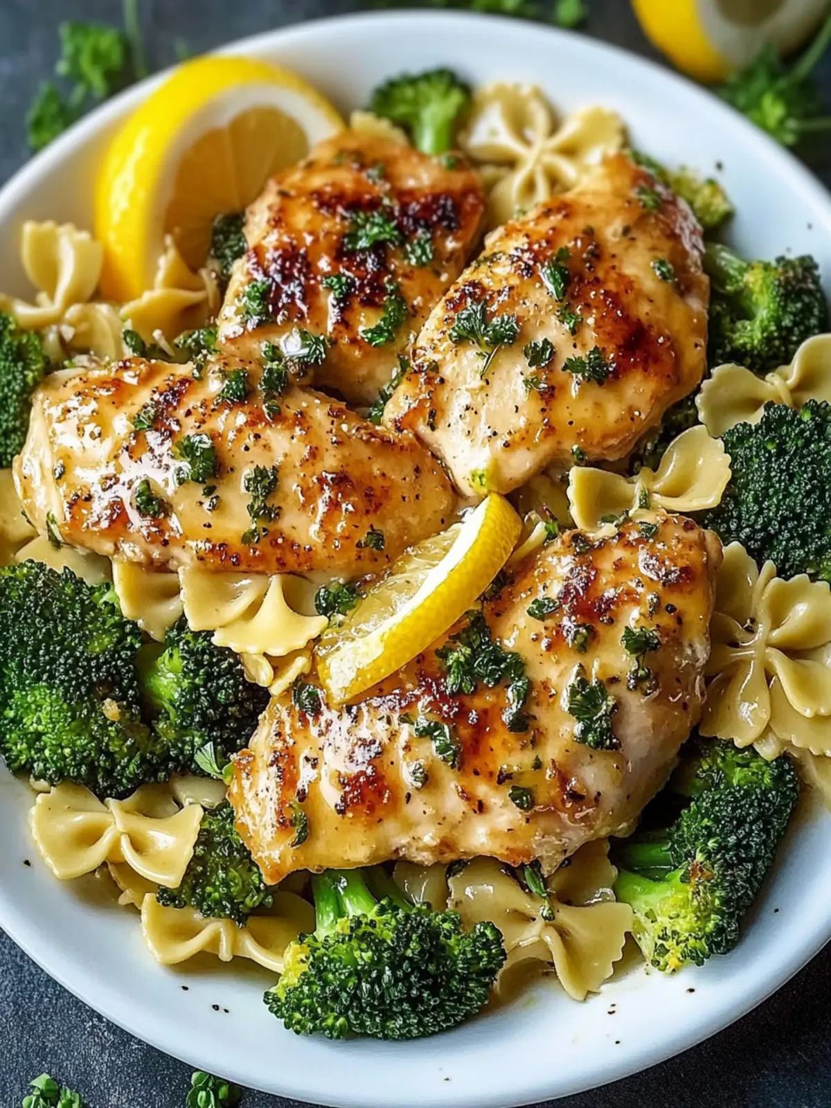 Savory Cowboy Butter Lemon Bowtie Chicken with Broccoli Delight 5 Cowboy Butter Lemon Bowtie Chicken with Broccoli