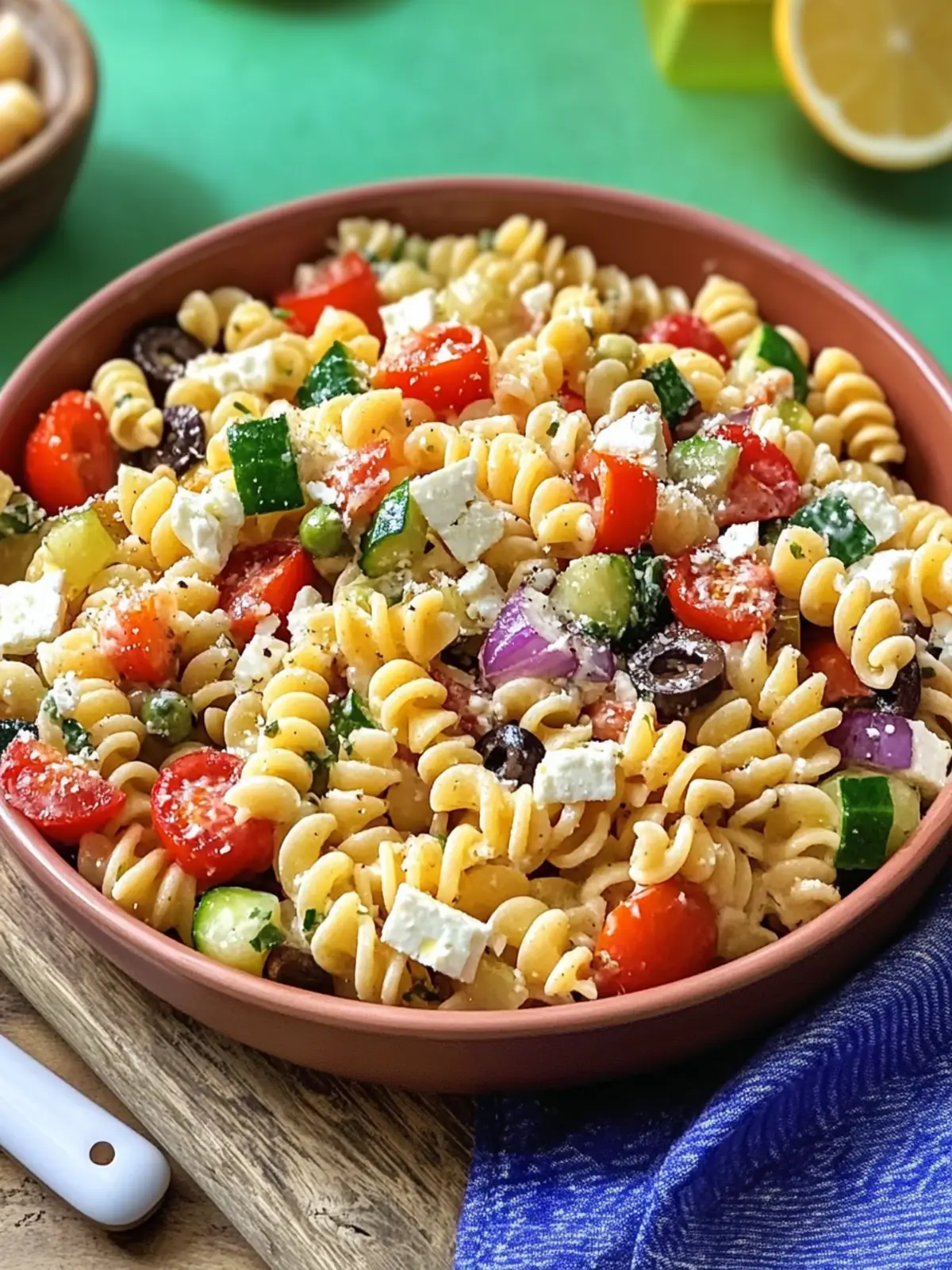 A Great Greek Pasta Salad That'll Wow Your Taste Buds 3 A Great Greek Pasta Salad