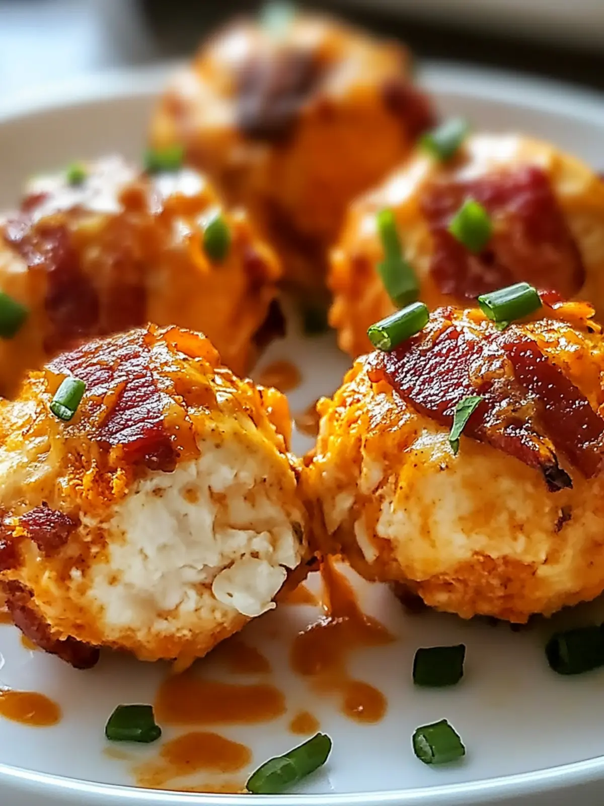Buffalo Chicken Bacon Mozzarella Bombs for Game Day Bliss