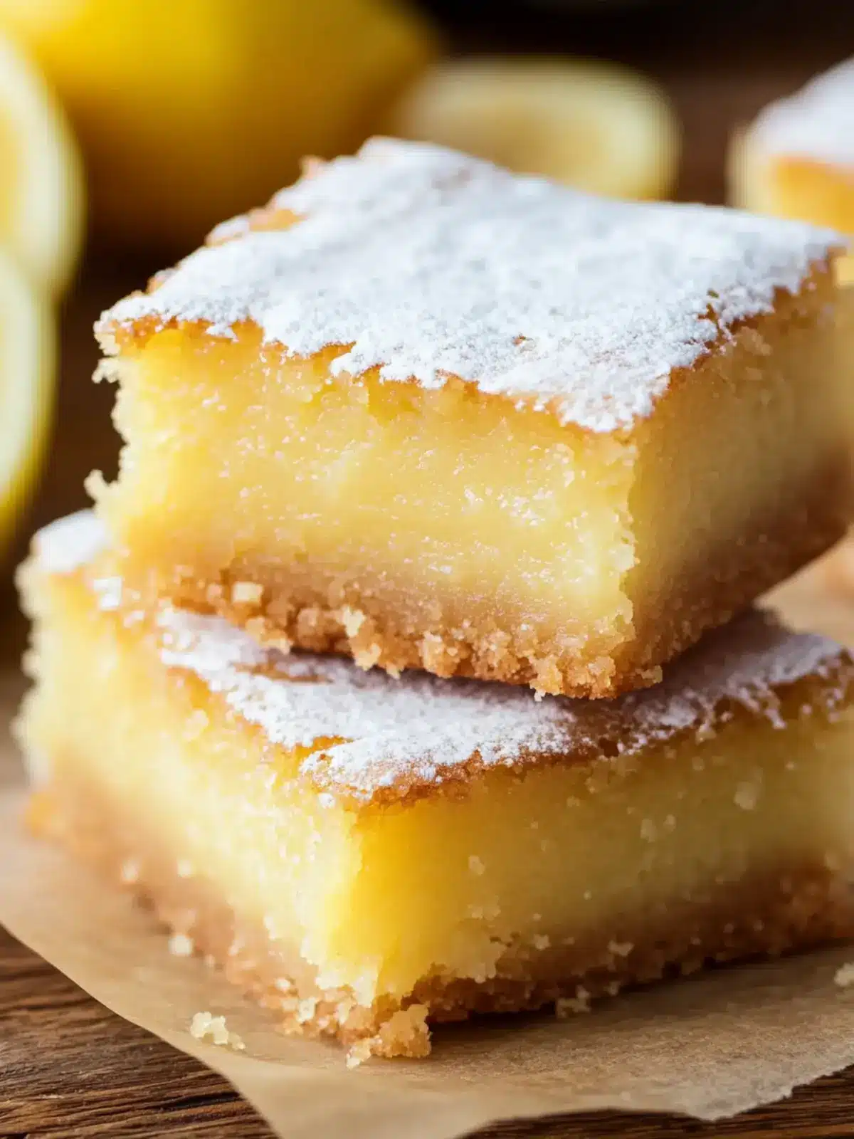 Easy Lemon Brownies Recipe