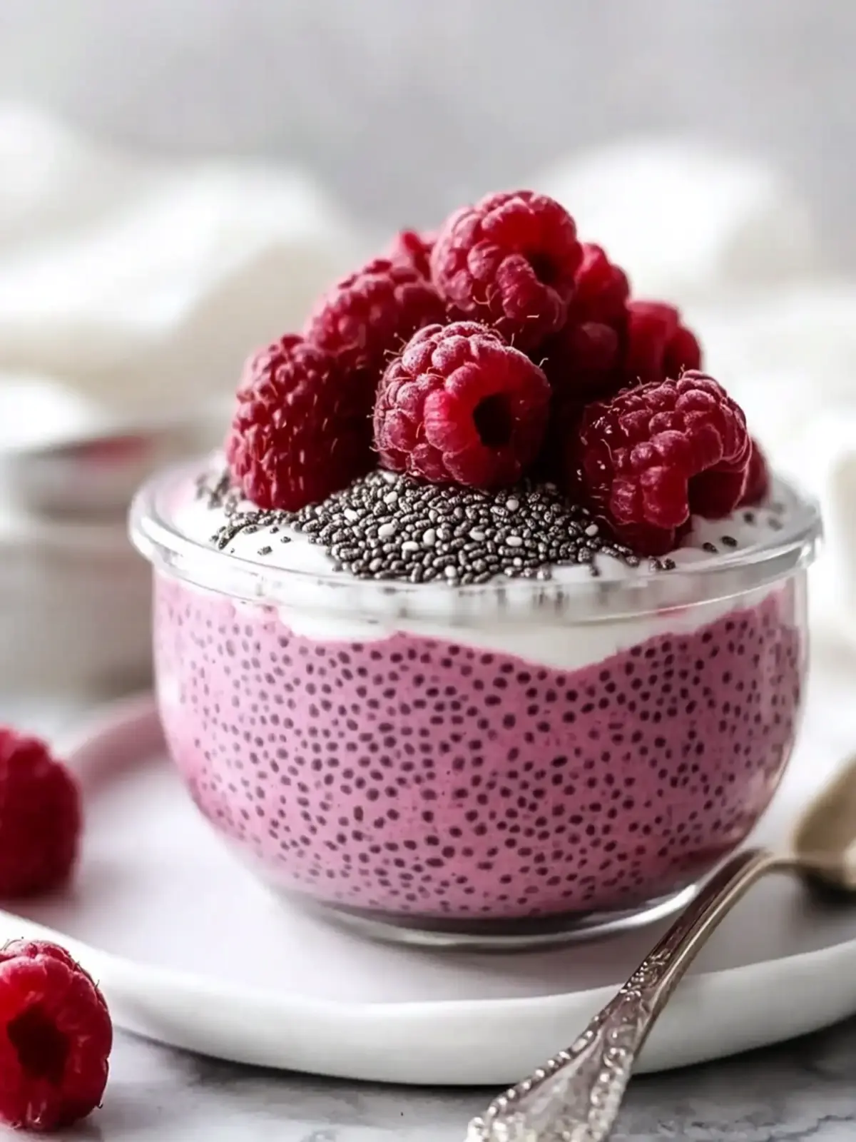 Raspberry Chia Pudding