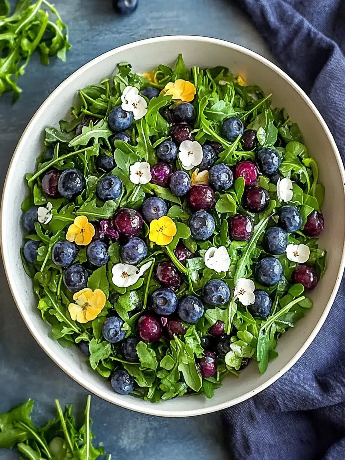 Blueberry Arugula Herb Salad: Freshness in Every Bite 4 Blueberry Arugula Herb Salad