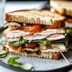 Savory Turkey Club Sandwich Reinvented for Healthy Eating 6 Turkey Club