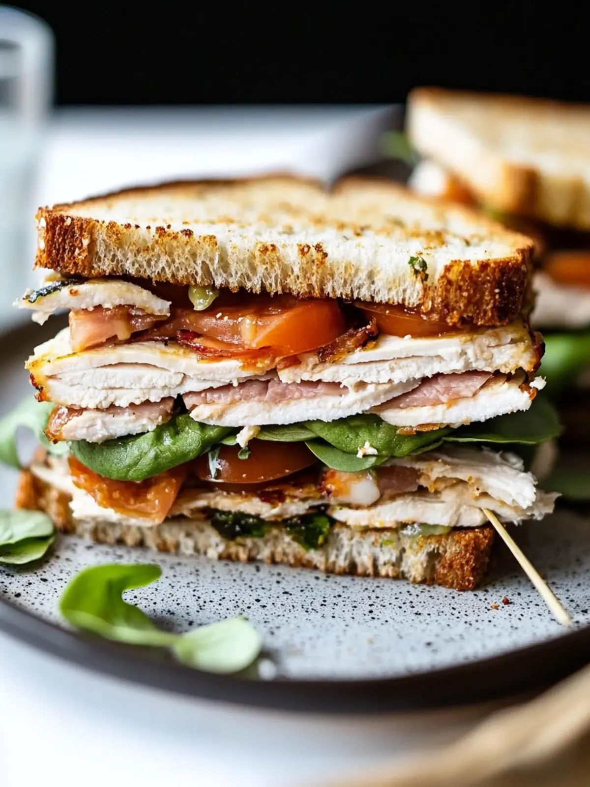 Savory Turkey Club Sandwich Reinvented for Healthy Eating 5 Turkey Club