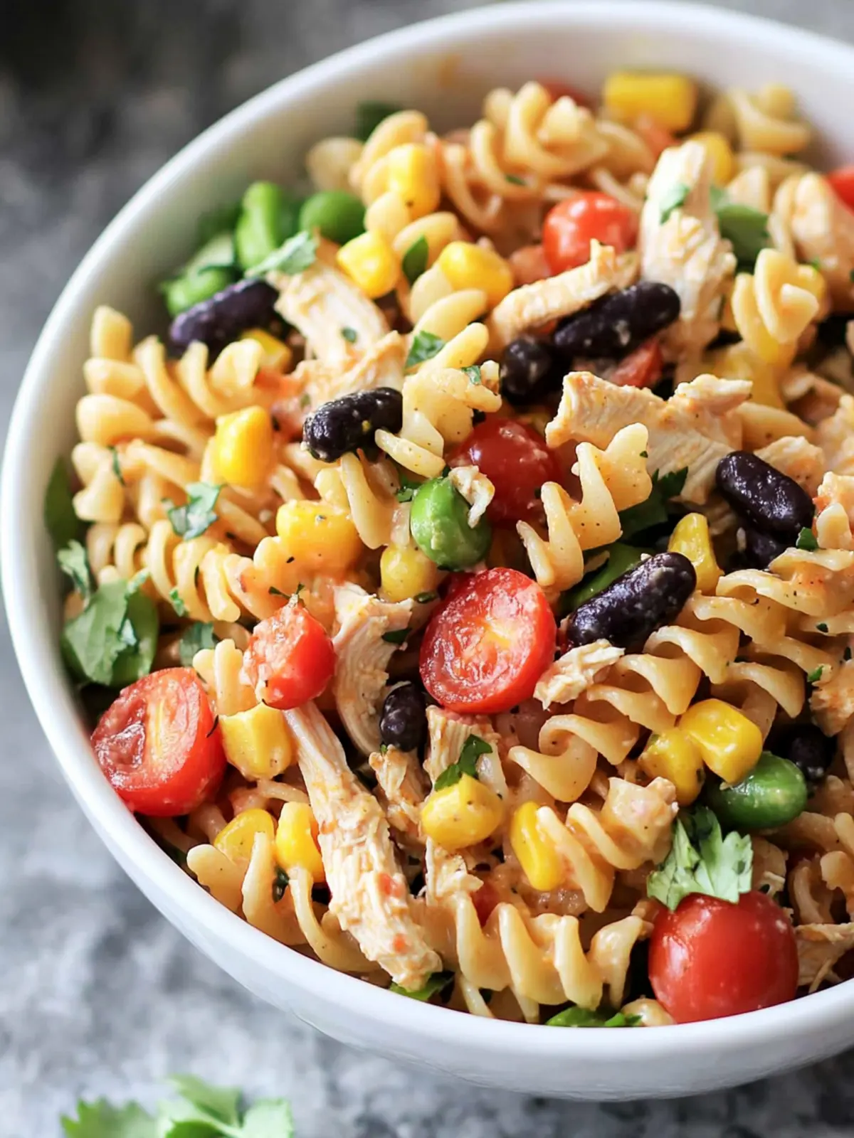 Southwest Chicken Pasta Salad