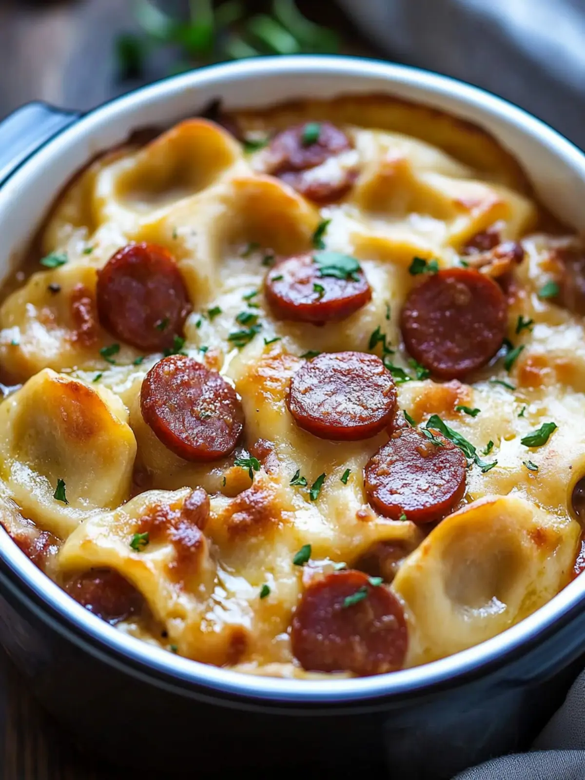 Cozy Crock Pot Pierogi Casserole with Kielbasa Recipe 2 Crock pot Pierogi Casserole with Kielbasa Recipe
