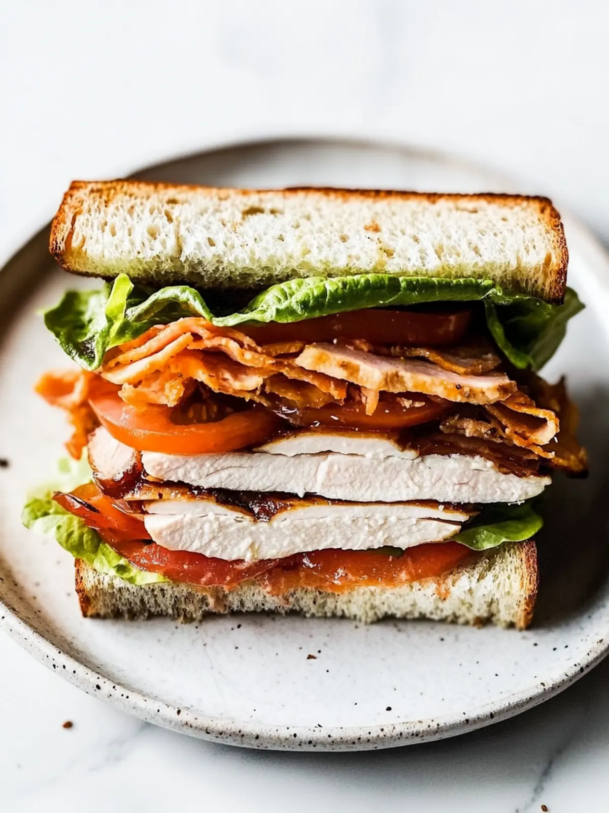 Savory Turkey Club Sandwich Reinvented for Healthy Eating 3 Turkey Club