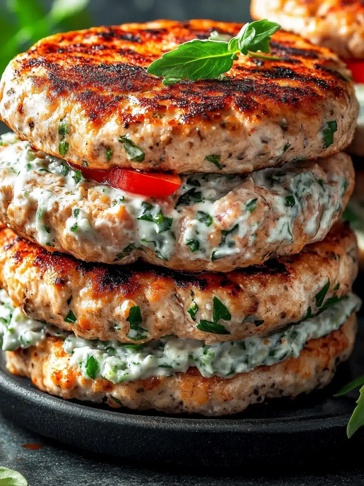Juicy Greek Chicken Burgers with Tzatziki Bliss You’ll Love 2 Juicy Greek Chicken Burgers with Tzatziki Bliss