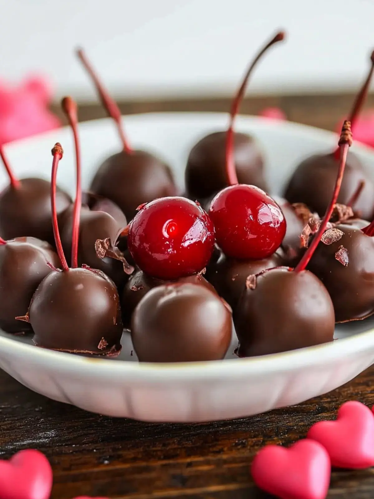 Delicious Chocolate Covered Cherries for Valentine's Day Snacks 2 Chocolate Covered Cherries-Valentine’s Day snacks