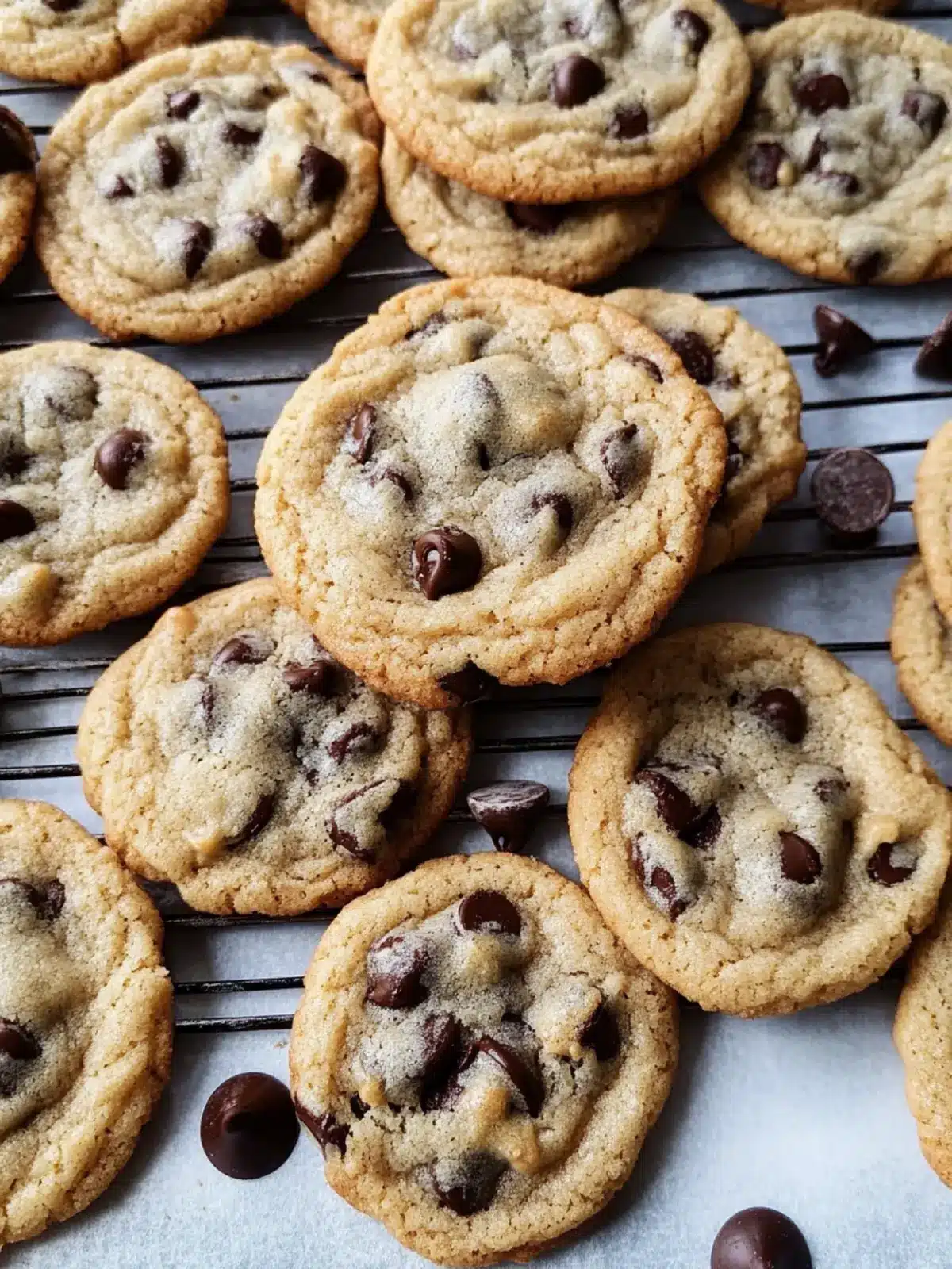 Thin & Chewy Chocolate Chip Cookies