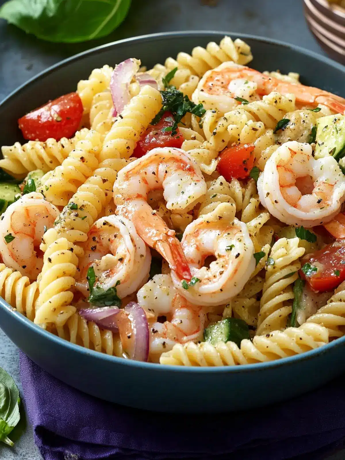 Zesty Shrimp Pasta Salad for a Fresh Summer Feast 2 Shrimp Pasta Salad