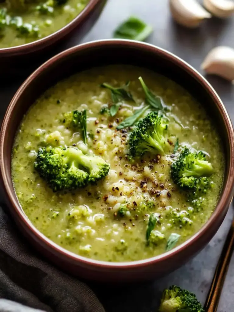 Garlic Italian Broccoli Soup