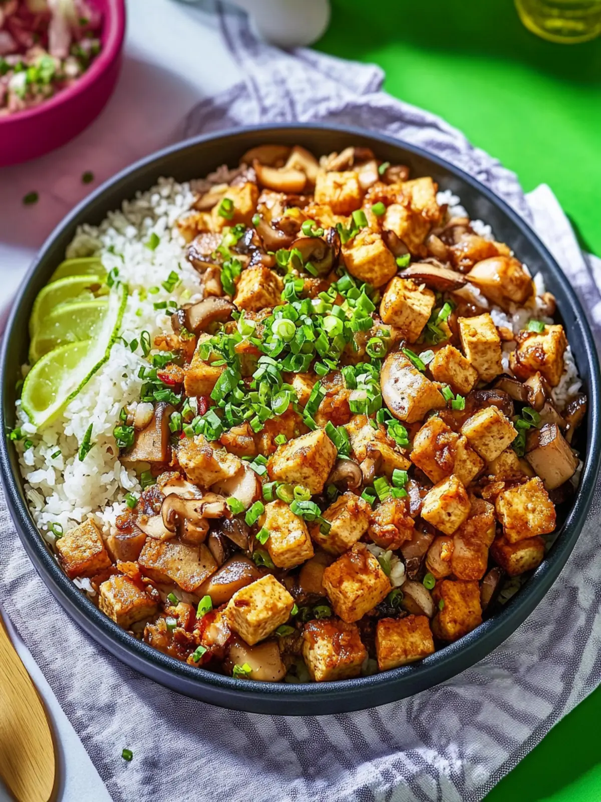 Savor the Flavor: Vegan Mushroom and Fried Tofu Sisig Delight 3 Vegan Mushroom and Fried Tofu Sisig