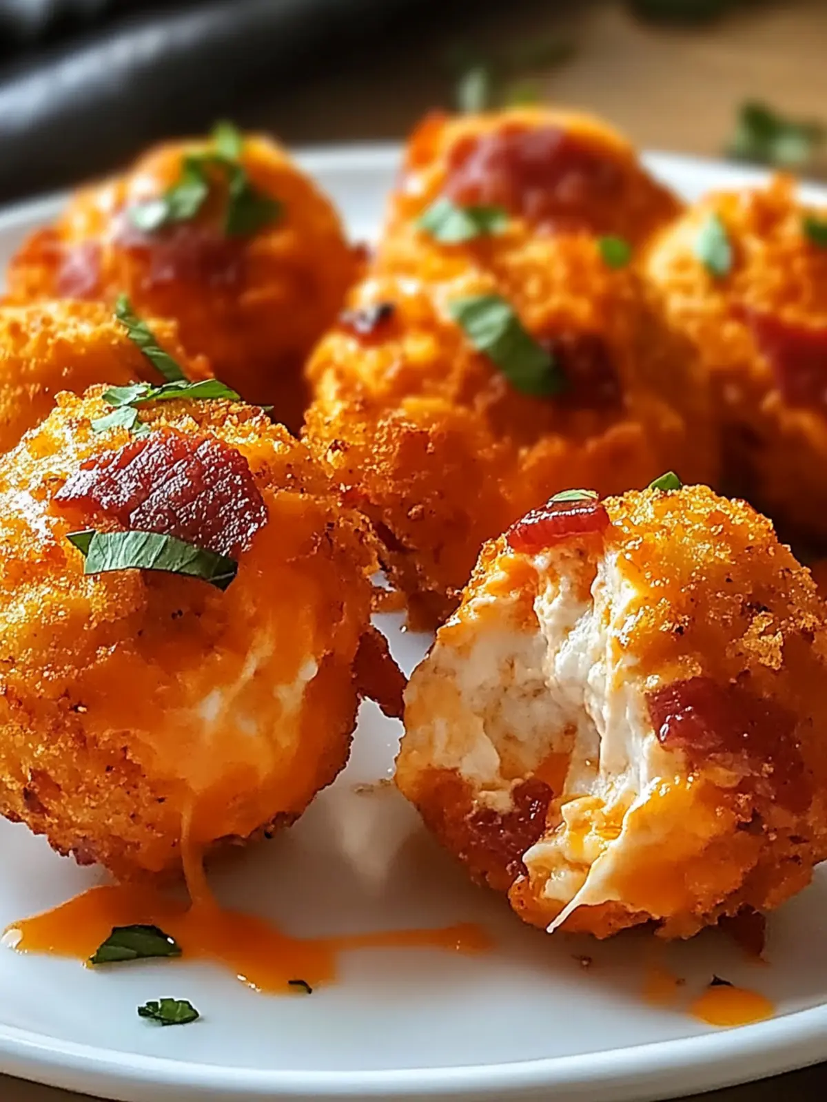 Buffalo Chicken Bacon Mozzarella Bombs for Game Day Bliss