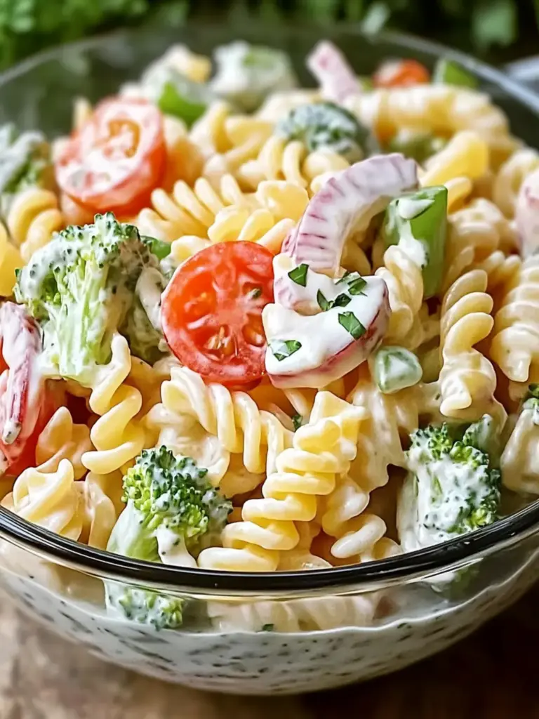Fresh Ranch Pasta Salad