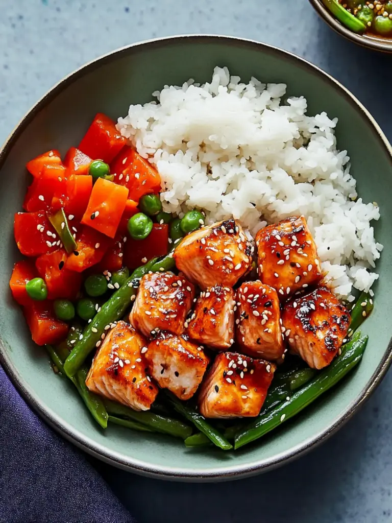 Soy-Glazed Salmon Bowls