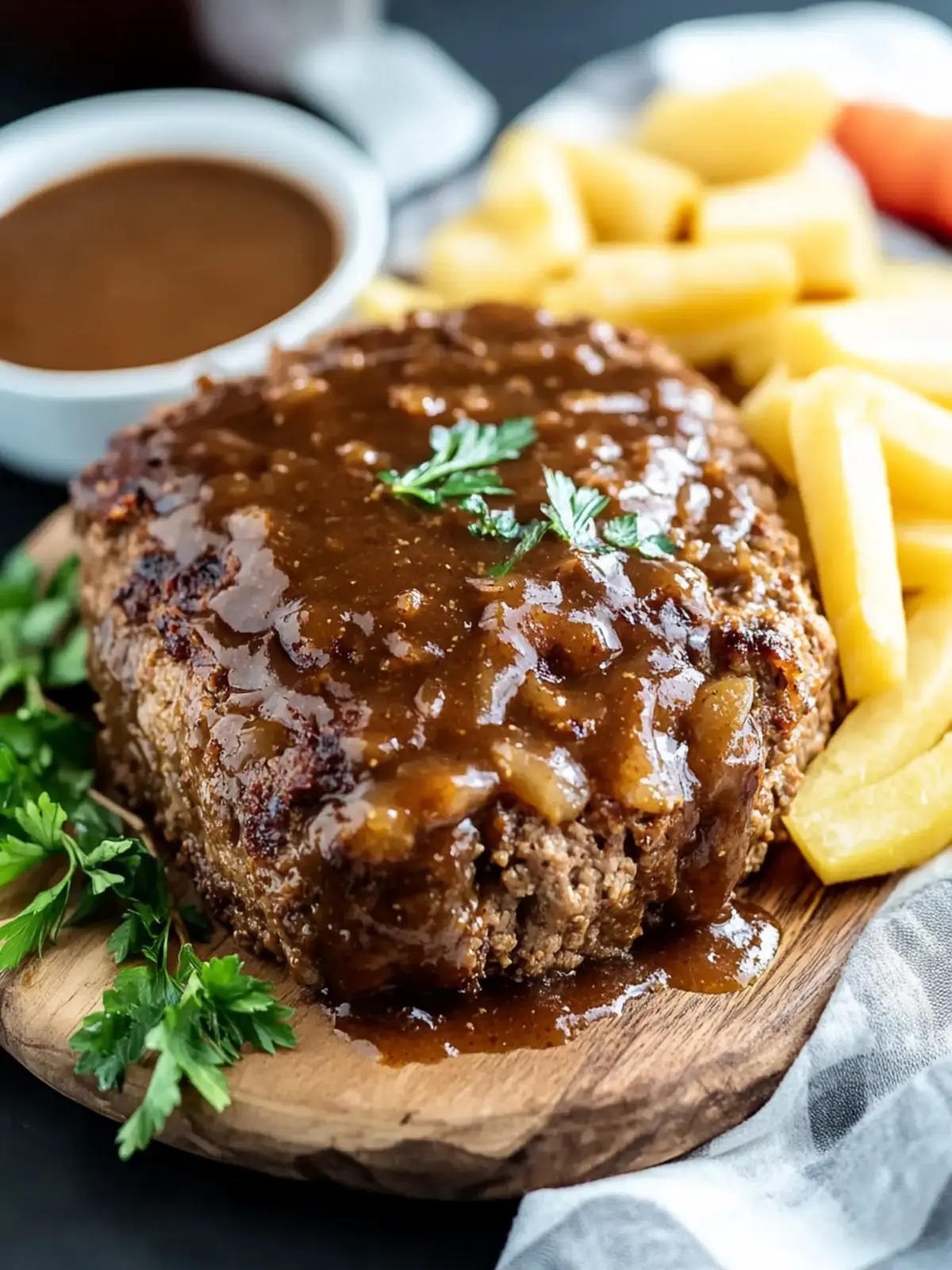 No Ketchup Brown Gravy Meatloaf Recipe