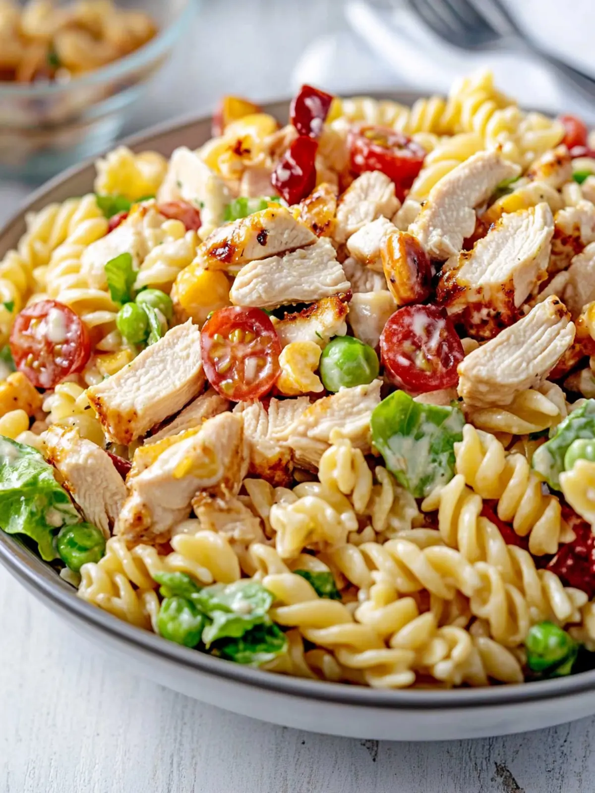 Chicken Club Pasta Salad: Fresh & Flavorful for Summer Fun 5 Chicken Club Pasta Salad