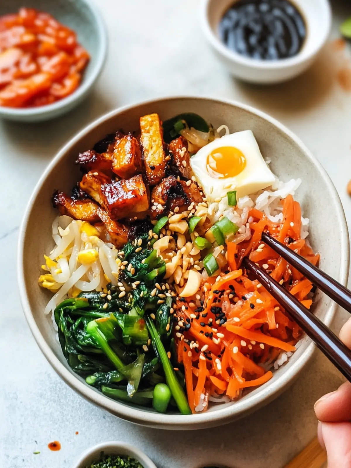 Vegan bibimbap