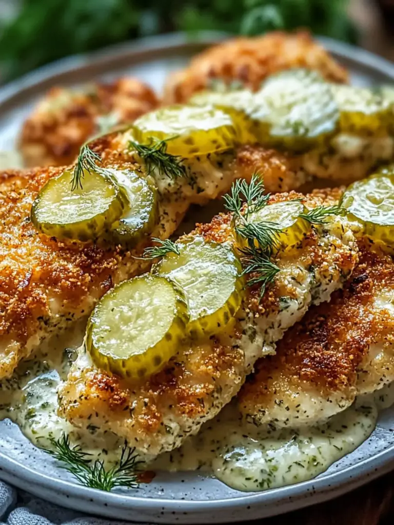 Crispy Dill Pickle Parmesan Chicken – Incredible Flavor Adventure