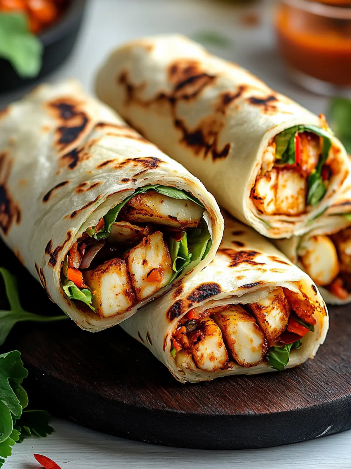 Sweet Chili Halloumi Wraps Perfect for Quick Lunches 3 Sweet Chili Halloumi Wraps