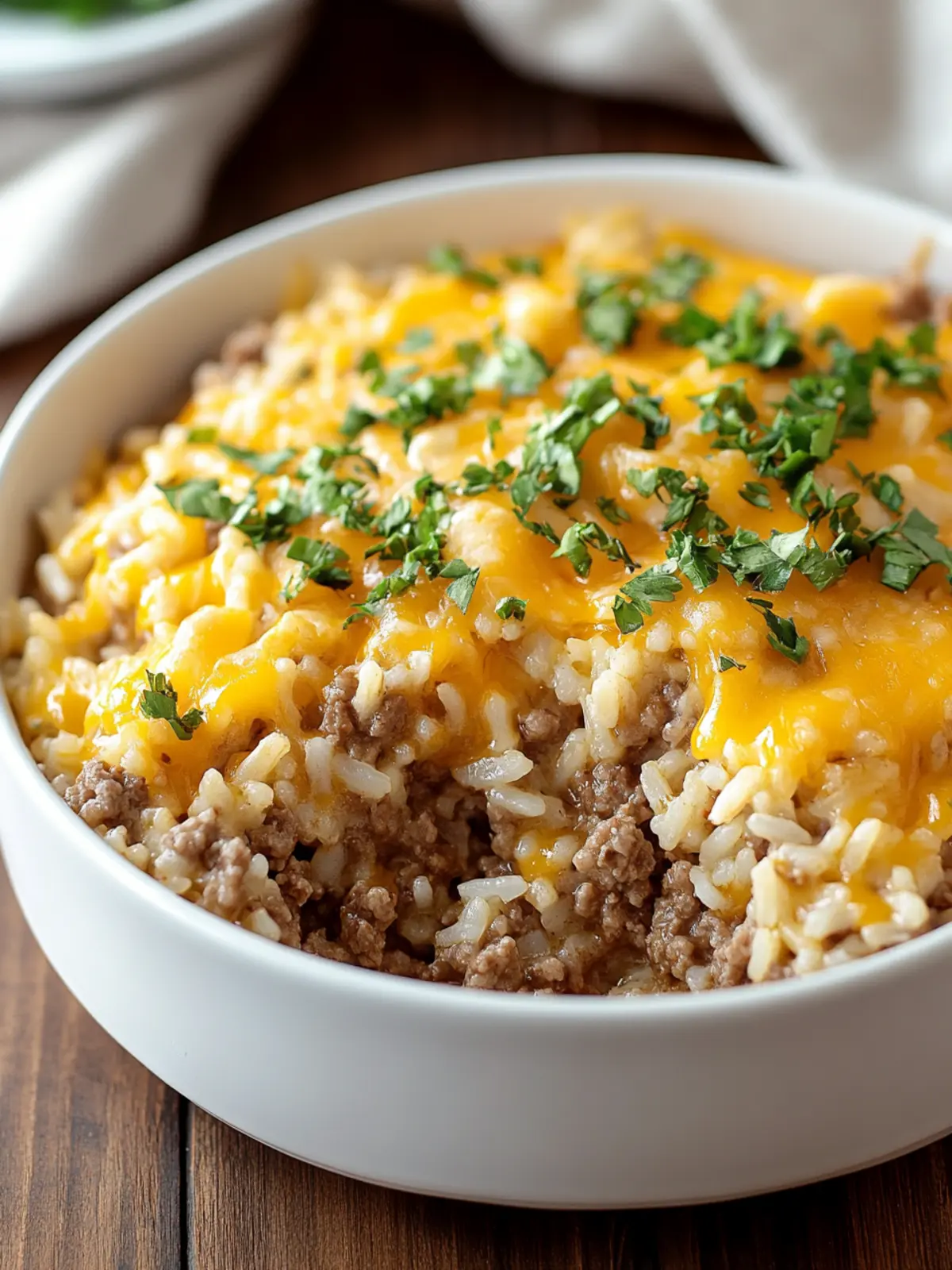 Cheesy Ground Beef and Rice Casserole for Cozy Family Nights 2 Cheesy Ground Beef and Rice Casserole