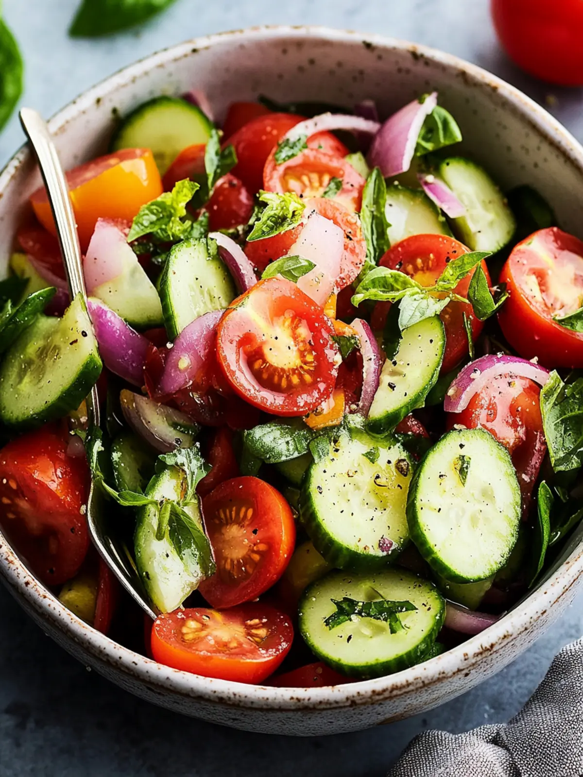Cucumber Tomato Salad