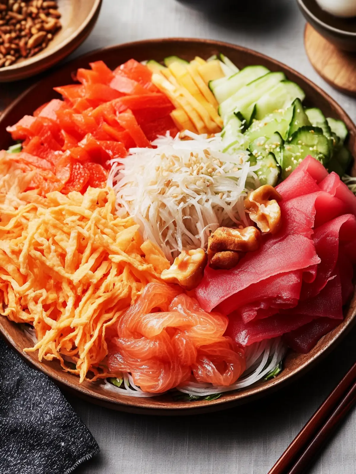 Prosperity Salad (Yusheng) - Celebrate with Lucky Flavors 2 Prosperity Salad (Yusheng)- Lucky food for Chinese New Year