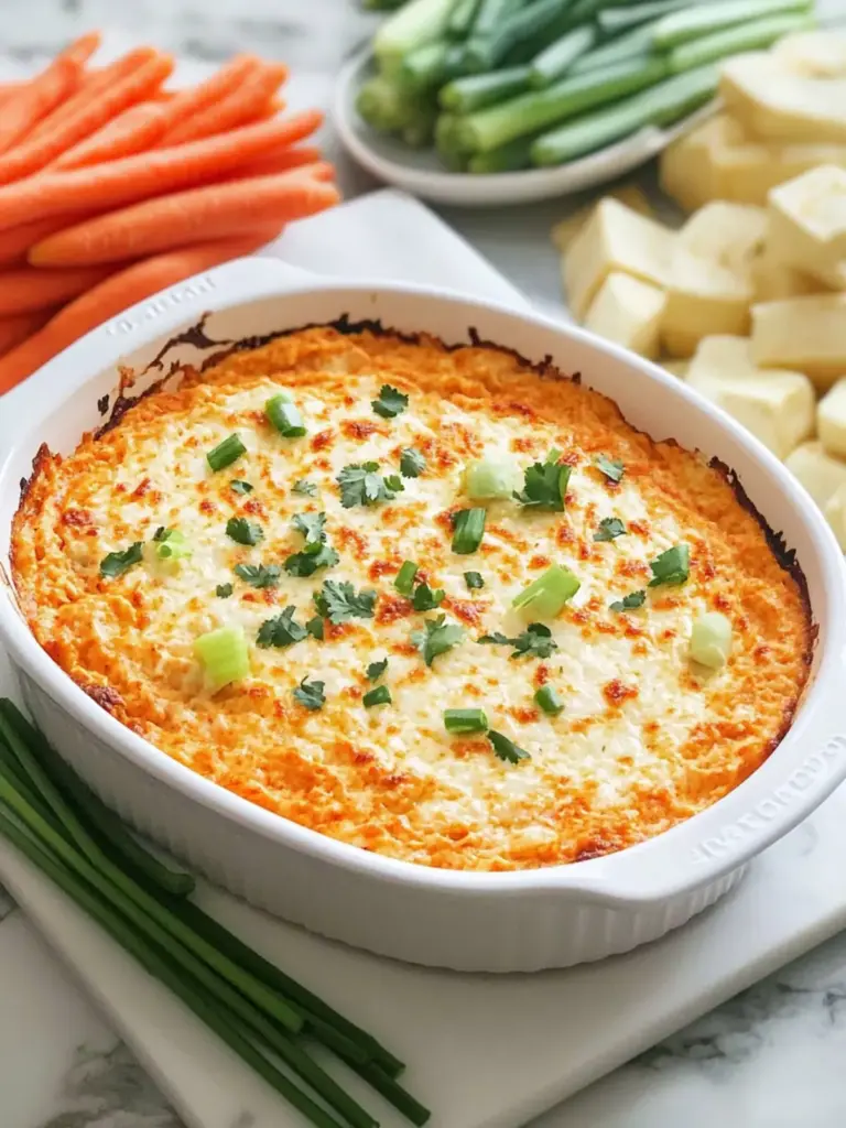 Healthy Buffalo Chicken Dip
