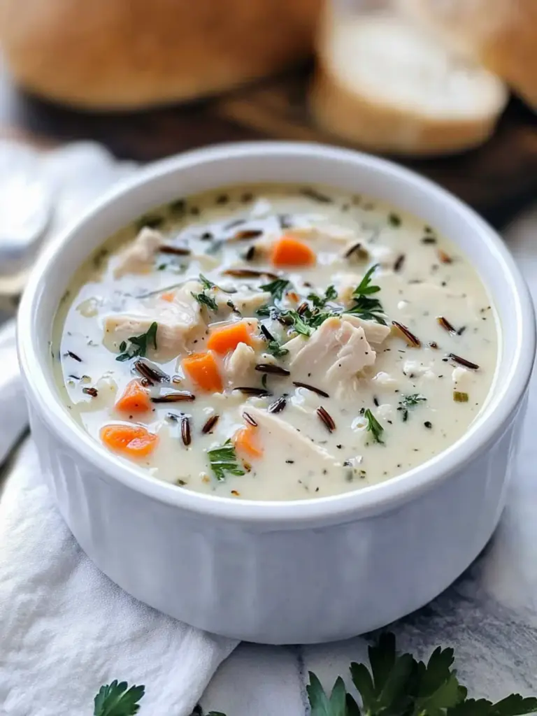 Creamy Chicken and Wild Rice Soup Recipe